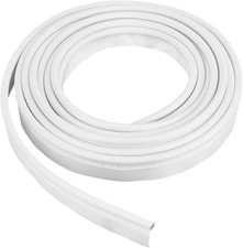 5.5 Yards Awning Rail Piping, 8mm Double Flap Awning Tent Piping Insert White picture