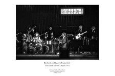 The Carpenters Greek Theatre 1972 special edition photo from 50th Ann'y picture