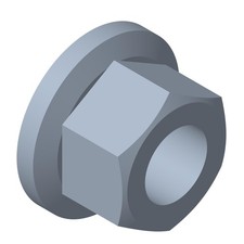 Polaris Flange Nut, for RZR and Sportsman ATV Models, Genuine OEM - 7547237 picture
