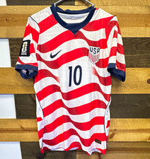 Nike USA Christian Pulisic #10 Dri-FIT Soccer Jersey Men’s L Red/White/Blue picture