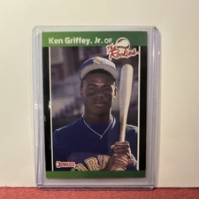 Donruss 1989 The Rookies Ken Griffey Jr Rookie Card RC #3 Seattle Mariners picture