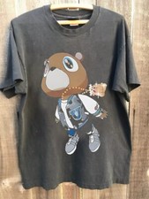 Kanye West Graduation Dropout Bear Charcoal Unisex T- shirt Reprint S-5XL picture