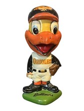 Vintage 1962 Baltimore Orioles Green Base Baseball Nodder Bobblehead Early Old picture