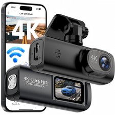 4K Camaras Para Carros Delantera Wifi Que Graben 24/7 Visión Nocturna En Oferta picture