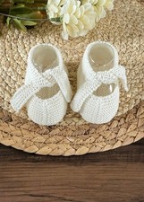 Classic Cotton Baby Booties picture