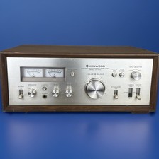 Kenwood KA-5500 Vintage Amplifier TESTED WORKING VU Meters Silver Face Japan picture