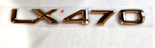 FITS New Lexus LX470 Emblem Rear Trunk Word LX470 Gold 1998 1999 2000 2001 02 03 picture
