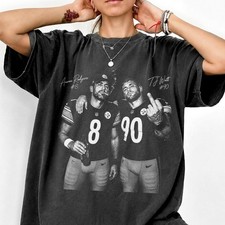 Aaron Rodgers TJ Watt T-Shirt Comfort Colors Vintage Unisex Football Graphic Tee picture