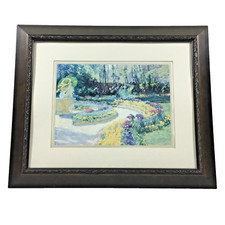 Octave Guillonnet Madame Guillonnet dans le jardin Garches Framed Print 20x24 picture