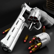 Magnum ZP-5 357 Revolver Toy – 19/23/28cm (7.5/9/11in) – Soft Bullet Gun for Kid picture