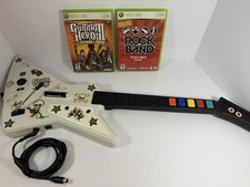 RedOctane X-Plorer Wired Guitar Controller Xbox 360 + 2 Games Tested picture