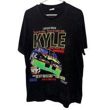 Vintage 1993 Mello Yellow NASCAR Racing Shirt Size Large picture
