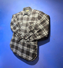 Vintage 70s Pendleton Field Shirt Andy Anderson’s OKC Monochrome Shadow Plaid XL picture
