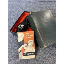 Vintage Wahl Pace Electric Hair Clipper Model H 1940s Barber Tool w/ Box Tested picture