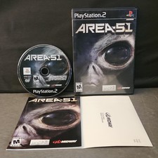 Area 51 PlayStation 2 PS2 Game M Midway NTSC-U/C 2005 Shooter Action Sci-Fi picture