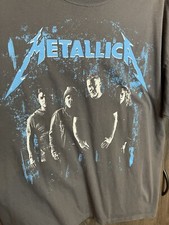 Vintage Metallica And Justice For All Concert Black T-Shirt Adult XL Black picture