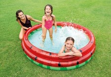 INTEX Watermelon Pool Outdoor 66” x 15” Kids Inflatable Swimming Pool *NEW* picture