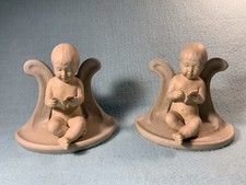 Walrath Pottery Bookends Pr Frederick Walrath Rochester NY C.1910 Child Reading picture