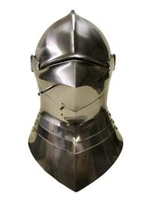 Anitque Medieval Knight, Tournament Armour Warrior Cosplay, Replica Helmet picture