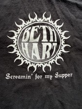 Vintage Giant Tag Beth Hart Shirt XXL Screamin For My Supper 1999 Tour Shirt picture