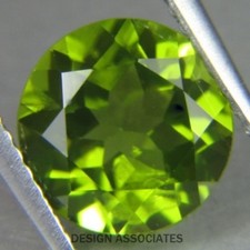 PERIDOT 4 MM ROUND CUT 4 PIECE SET ALL NATURAL picture