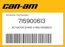 Can-Am Genuine Actuator 2/4Wd 4 Pins Feedback - 715900613 picture