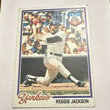 Topps 1978 Topps Reggie Jackson #200 New York Yankees All-Star Baseball Card picture