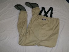 Vintage 2001 PATAGONIA Fishing Waders Adult L Stocking Foot Chest High Waist picture