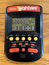 Vintage Milton Bradley Yahtzee Electronic Hand-Held Game Black MPN 4511 (1995) picture