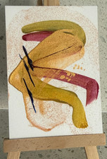 ACEO/ATC Original Abstract Acrylic Mini Painting 