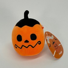 Squishmallows 5 Inch Paige the Pumpkin Halloween Plush Kellytoy 2023 NWT picture