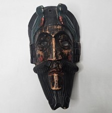 Antique 19th/20th Century Guatemalan Conquistador Dance Mask picture