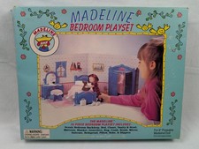 Vintage 1996 Madeline Bedroom Playset Eden 16 Piece #33355 NEW Open Box picture