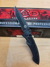 MOD Masters of Defense LTT875 Tanto Plain Edge Folding Knife - Model 75-3 picture