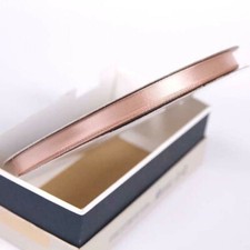 2x 100y/91m Rose Gold Polyester Ribbon for Wedding Party Favor Boxes Gift Decor picture