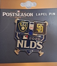 2026 MLB NLDS PIN FEATURES MILWAUKEE BREWERS VS. SAN DIEGO PADRES WORLD SERIES picture