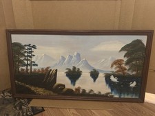 Vintage Landscape Painting picture