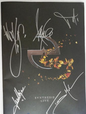 EVANESCENCE BAND (X5) SIGNED AUTOGRAPH SYNTHESIS TOUR PROGRAM - AMY LEE picture