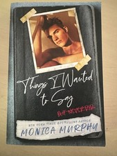 SIGNED Monica Murphy Things I Wanted To Say 2021 Indie Edition OOP Rare picture