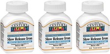 21st Century Slow Release Iron Tablets 60ct (3 Pack) picture