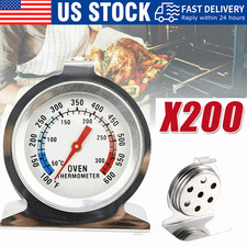 Oven Thermometer Stainless Steel Classic Stand Up Food Meat Temperature Gauge5-1 picture