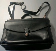 COACH Vintage Lexington Briefcase Black Leather  picture
