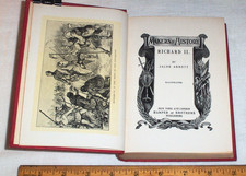 1886 King Richard II , Medieval England Battle Poitiers Chivalry Castles Knights picture