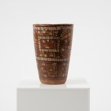 Pre-Columbian Calima Culture Polychrome Pottery Beaker-Colombia picture