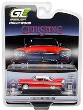 GREENLIGHT 1:64 Christine (1983) 1958 Plymouth Fury w/Blackout Windows GL44840B picture