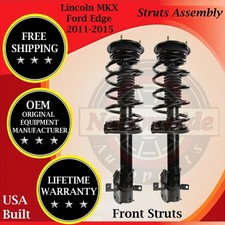 Monroe Front Struts Assembly For 2011-2015 Lincoln MKX & Ford Edge 9 Yr Warranty picture