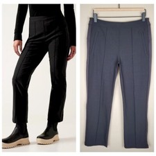 Athleta Size 10 Headlands Hybrid Pant Cropped Stretch Hiking Travel Black Brown picture
