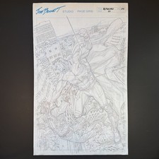 Alphacore #1 Splash Joe Bennett Cover Original Art Rippaverse Superman Homage picture