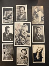 Betty Grable Signed 5”X7” Photo , Plus 8-3 1/2”X5” Facsimile Hollywood Stars picture
