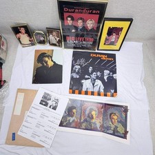 Vintage Duran Duran Fan Club Memorabilia Lot Big Live Thing Tokyo Flyer Photos picture